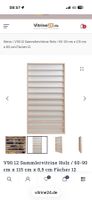 Vitrinede collection bois V90.12 dimensions 60-90x115x8.5cm