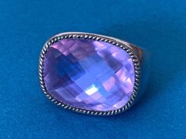 Silberring ESPRIT violett-lila Riesig! (57)