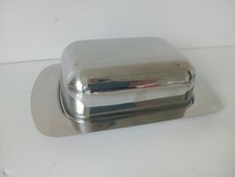 Butterdose Edelstahl 18x12cm – Klassische Butterglocke 