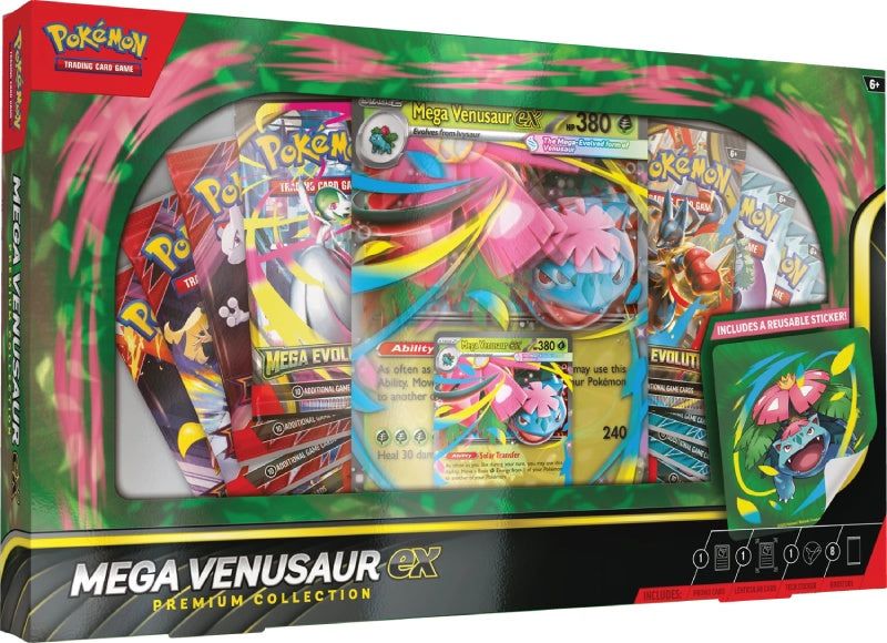 Pokémon Carte collezionabili: Sealed Case 6x Pokemon Mega Venusaur ex Premium CollectionEN – Nuovo e nell'imballaggio originale da Wittnau venduto da Xunatic 1