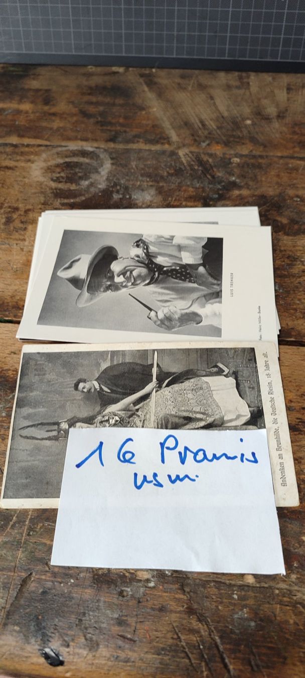 Ansichtskarten: 16 Postkarten z.B.John Wayne, Elvis, Die Deutsche Riesin usw – Gebraucht aus Gelterkinden von MYSTOREFORYOU4460 5