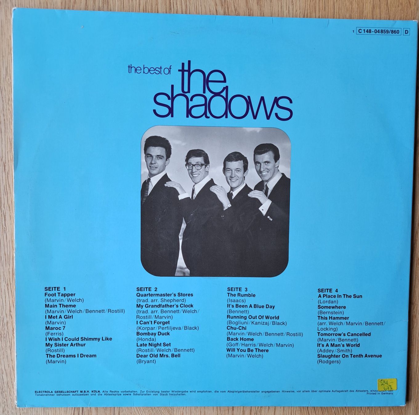 Dischi in vinile: The Shadows - The Best of (2 LP) – Usato da Meggen venduto da Ricardokoch 1