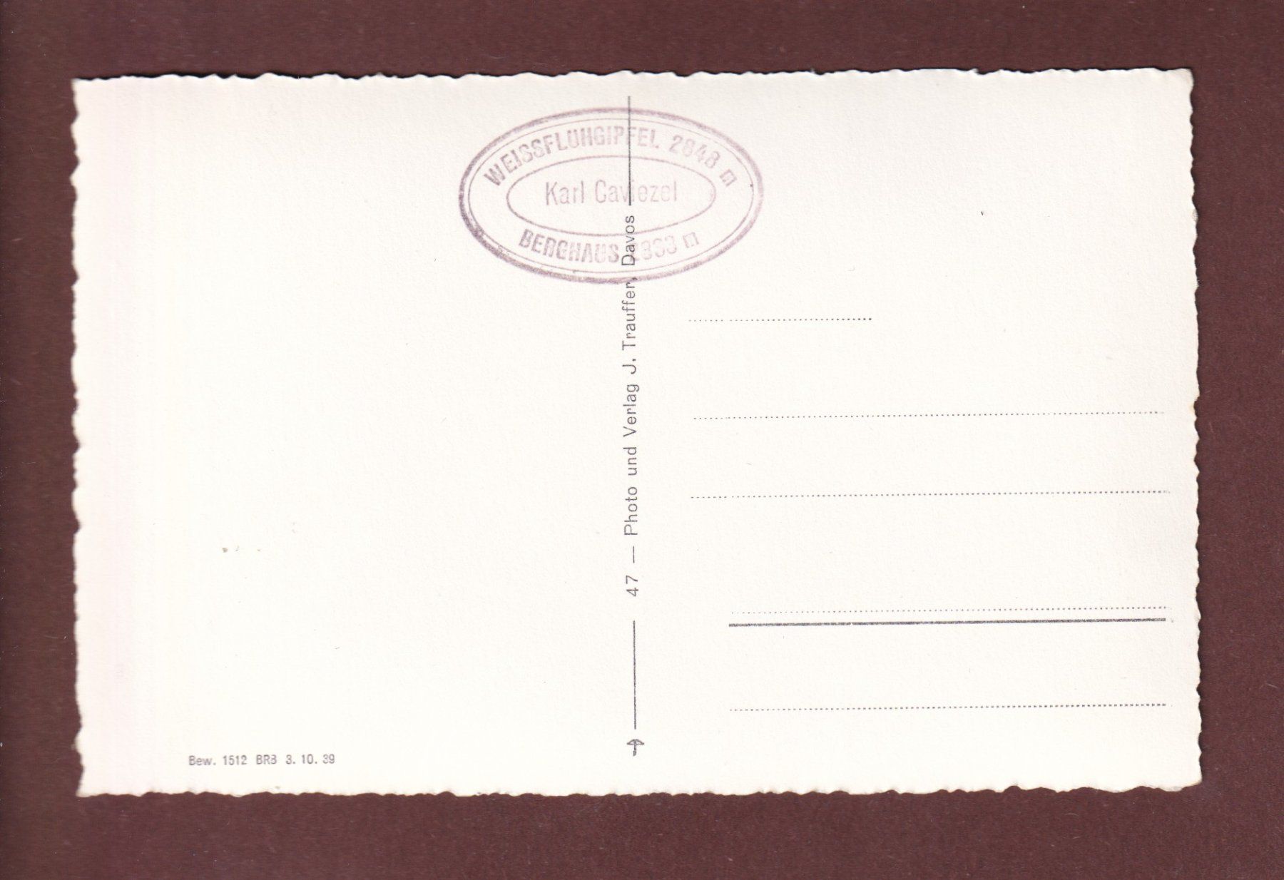 Cartoline postali: Strelapass - WEISSFLUH – Usato da Pully venduto da nicecards-shop 1