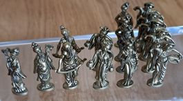 15x Figuren aus der chinesischen Sage 1994 Messing