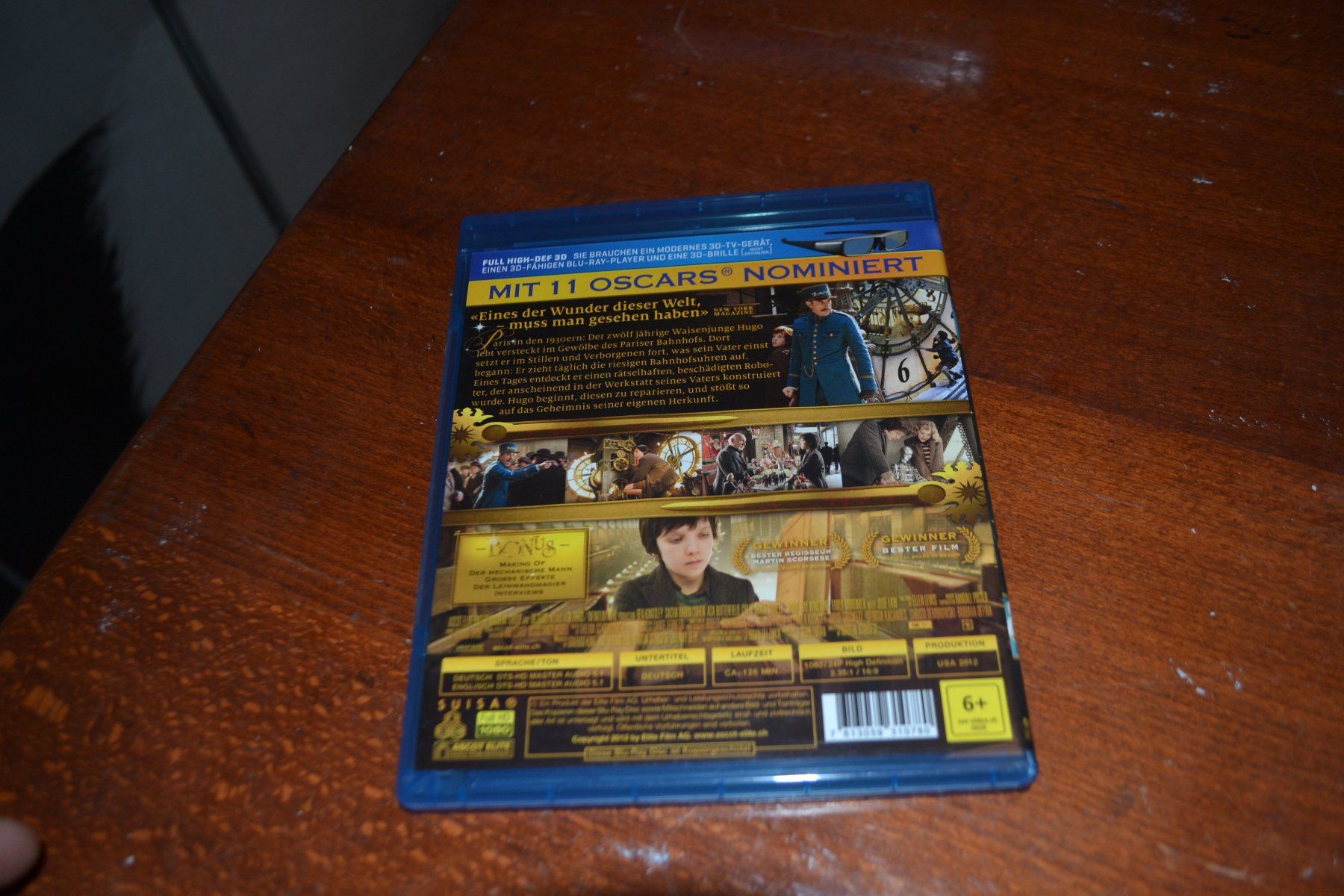 Tutti i DVDs: Hugo Cabret in 3D – Usato da Laupen ZH venduto da chefdom 1