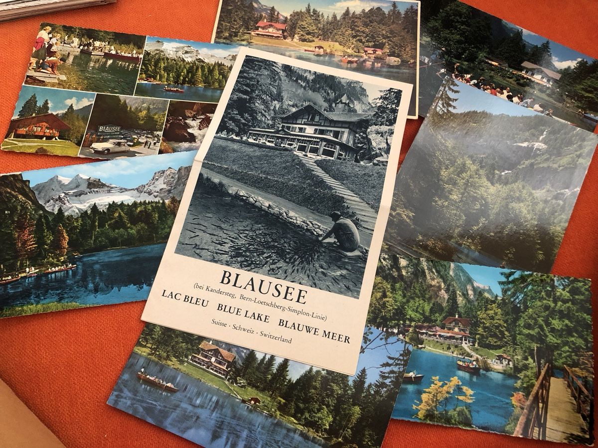 Ansichtskarten: kleine feine Sammlung BLAUSEE ab 1930 – Gebraucht aus Lufingen von Rac0 1