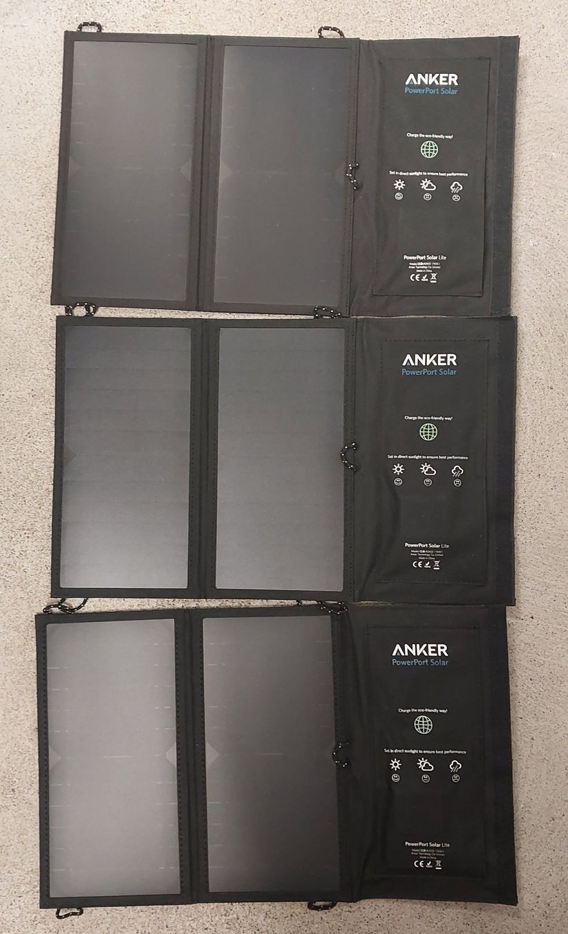 Solargeräte und Solarprodukte: 3x Anker Solarpanel PowerPort Solar Lite – Gebraucht aus Grüningen von  1