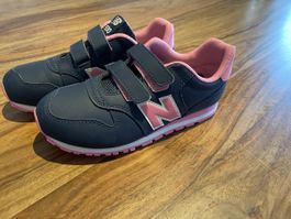 Baskets New Balance 500 bleu rose taille 33 comme neuve 