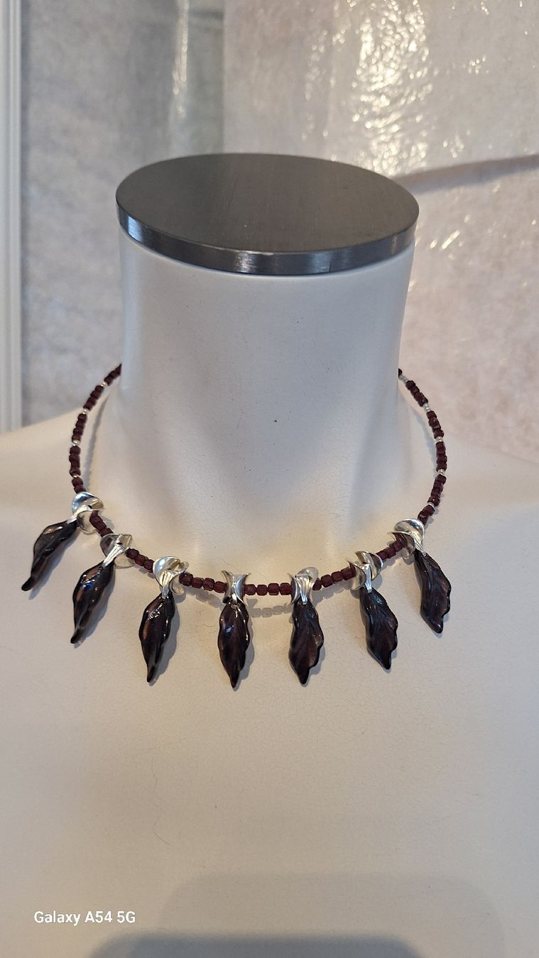 Catenine: Halskette. Choker. Granatsteine – Nuovo e nell'imballaggio originale da Oberglatt ZH venduto da nat_c6k7