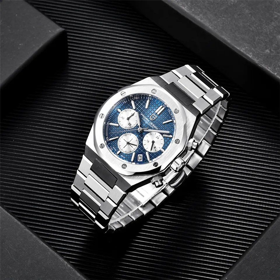 Pagani Design Uhren: Pagani Design Herren Uhr Chronograph Originalverpackt – Neu und originalverpackt aus Suhr von ChronixChronometer 1