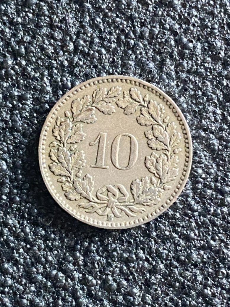 Alle Münzen: 10 Rappen 1951 – Gebraucht aus Hünenberg von Ecila 1
