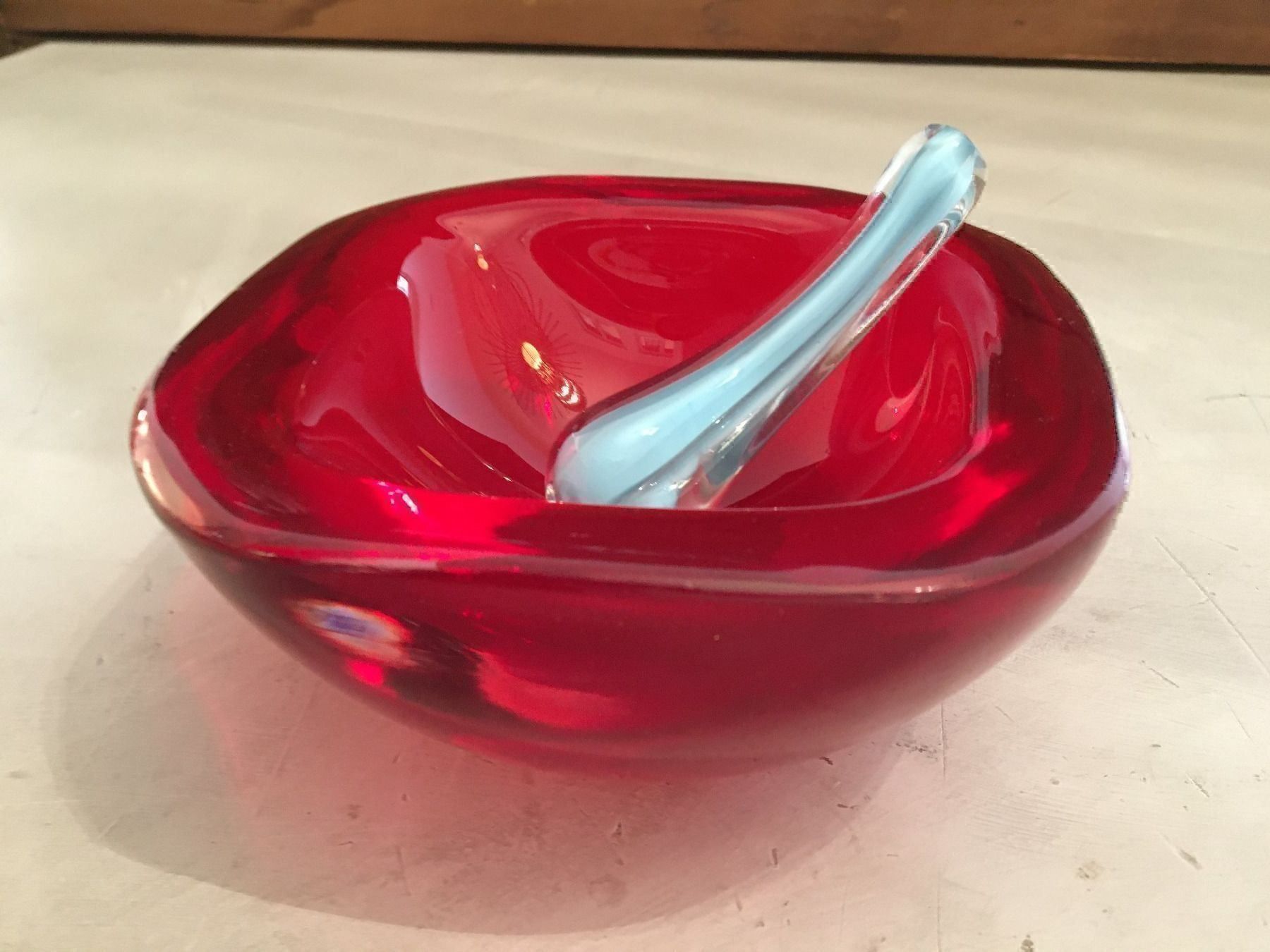 Murano Bicchieri: Murano Glas Schale, Cenedese – Usato da Rüti ZH venduto da Engel0070