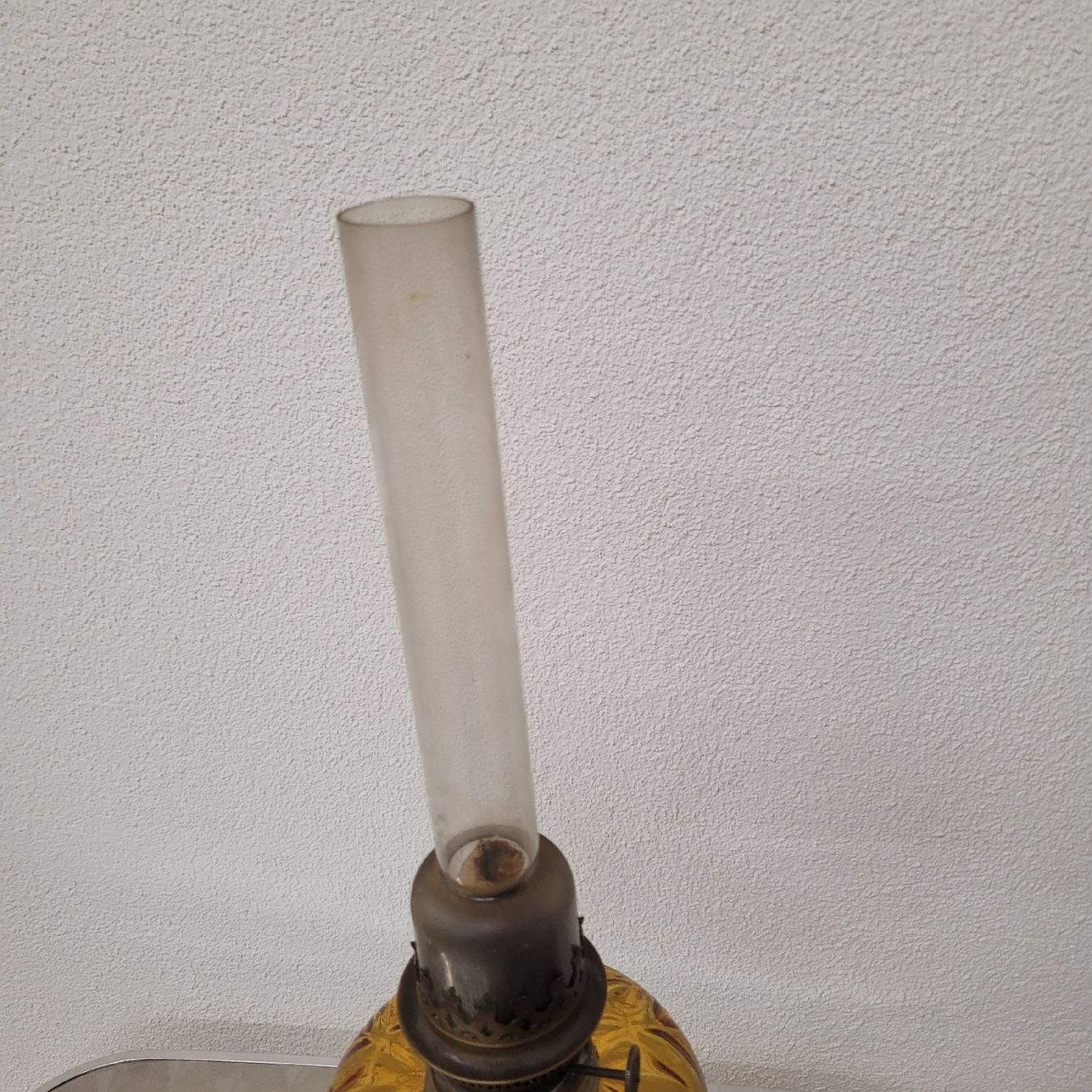 Lampade: alte antike petrollampe messingfuss – Usato da Reichenburg venduto da AK307 5
