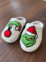 AMERICAN EAGLE Grinch Hausschuhe (Grösse 38-39)