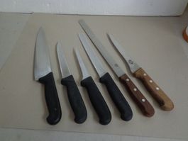 6 verschiedene Victorinox Küchenmesser