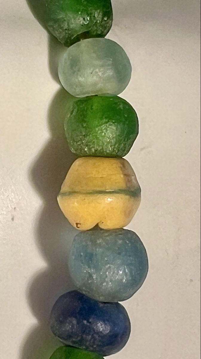 Catenine: Sublime Collier Perles Antiques d'Archéologie/Traite  – Usato da Genève venduto da DELIRBEADS 5