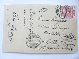 FL - AK 1911, Österreich -Marke, SCHAAN 20.VIII.11 > MOLLIS