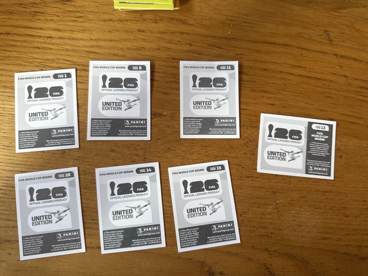 Panini Carte collezionabili: Panini 2026 7er Set HAI – Nuovo (secondo la descrizione) da Masein venduto da Buender45 1