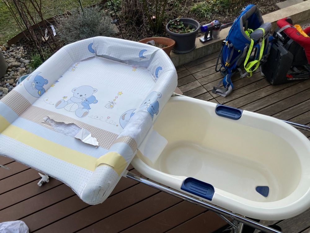 Badewannenaufsatz Mit Wickeltisch