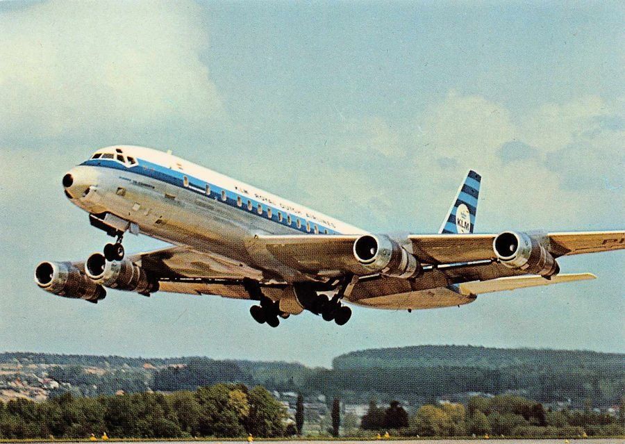 Ansichtskarten: KLM DC 8 – Gebraucht aus Frauenfeld von POML