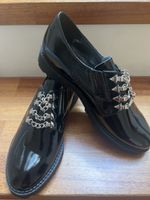 Karino Halbschuhe schwarz Lack Grösse 38 neu mit Box