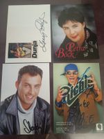 Musik - 4x handsignierte Karten Set
