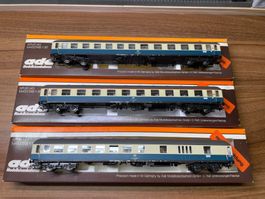 ADE 3 Stk. Personenwagen der DB in ozean-beige