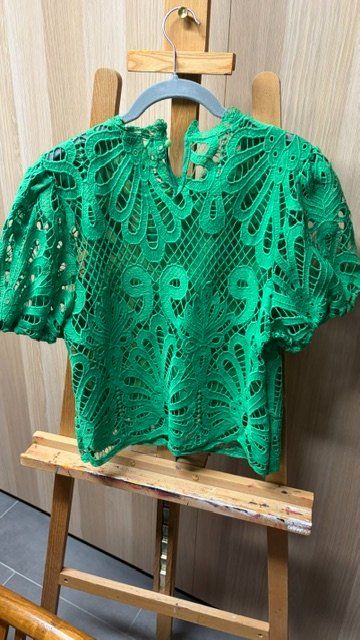 Camicette: Blouse avec dentelle neuve – Nuovo (secondo la descrizione) da Crans VD venduto da vra_262m 1