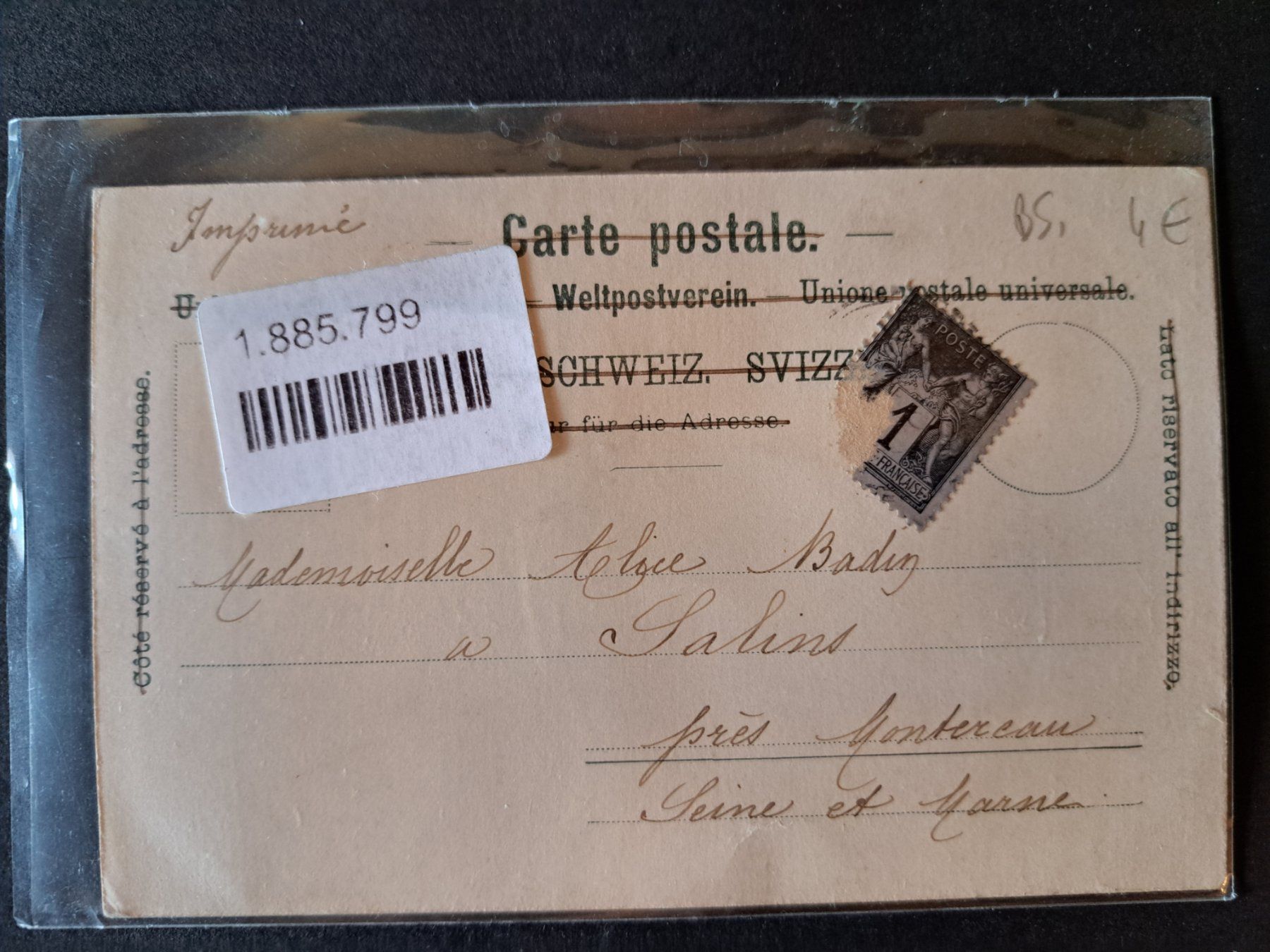 Ansichtskarten: Ancienne CP de Bâle  - Neues Rathaus 1920 – Gebraucht aus Pailly von jme99 1