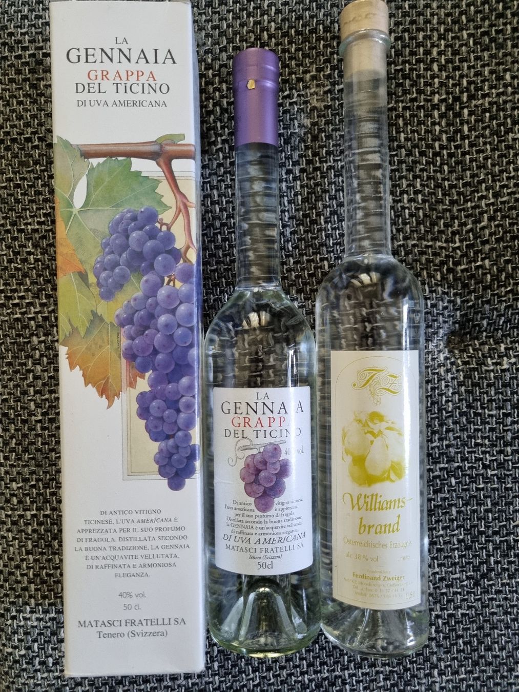 Bevande alcoliche: Grappa Williamsbrand – Nuovo e nell'imballaggio originale da Winterthur venduto da fab_xwh7