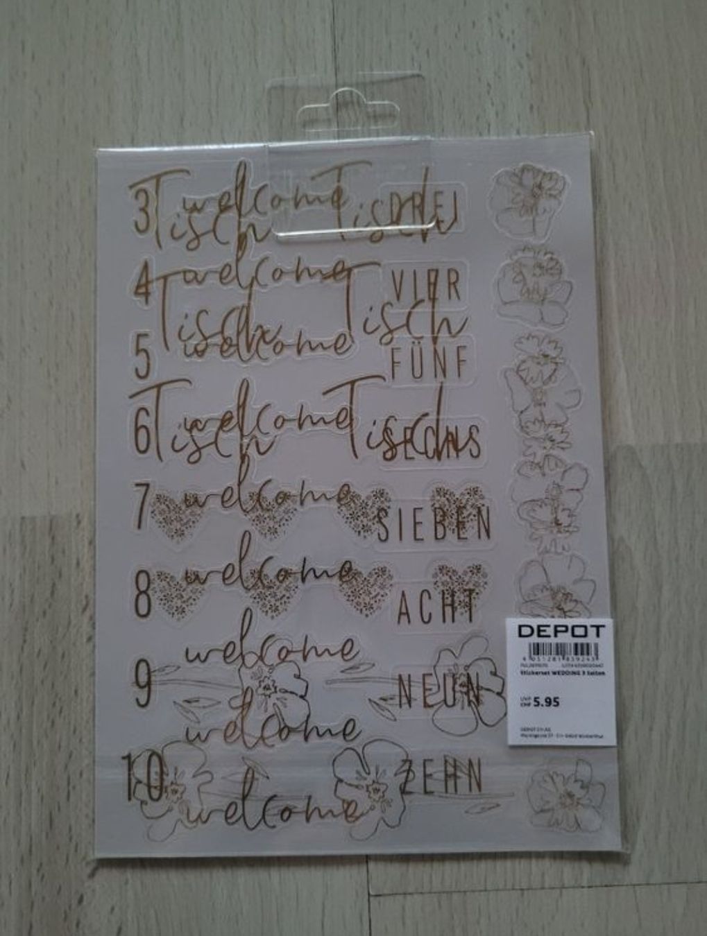 Sticker: Stickerset Wedding neu – Nuovo e nell'imballaggio originale da Inwil venduto da Flower2325