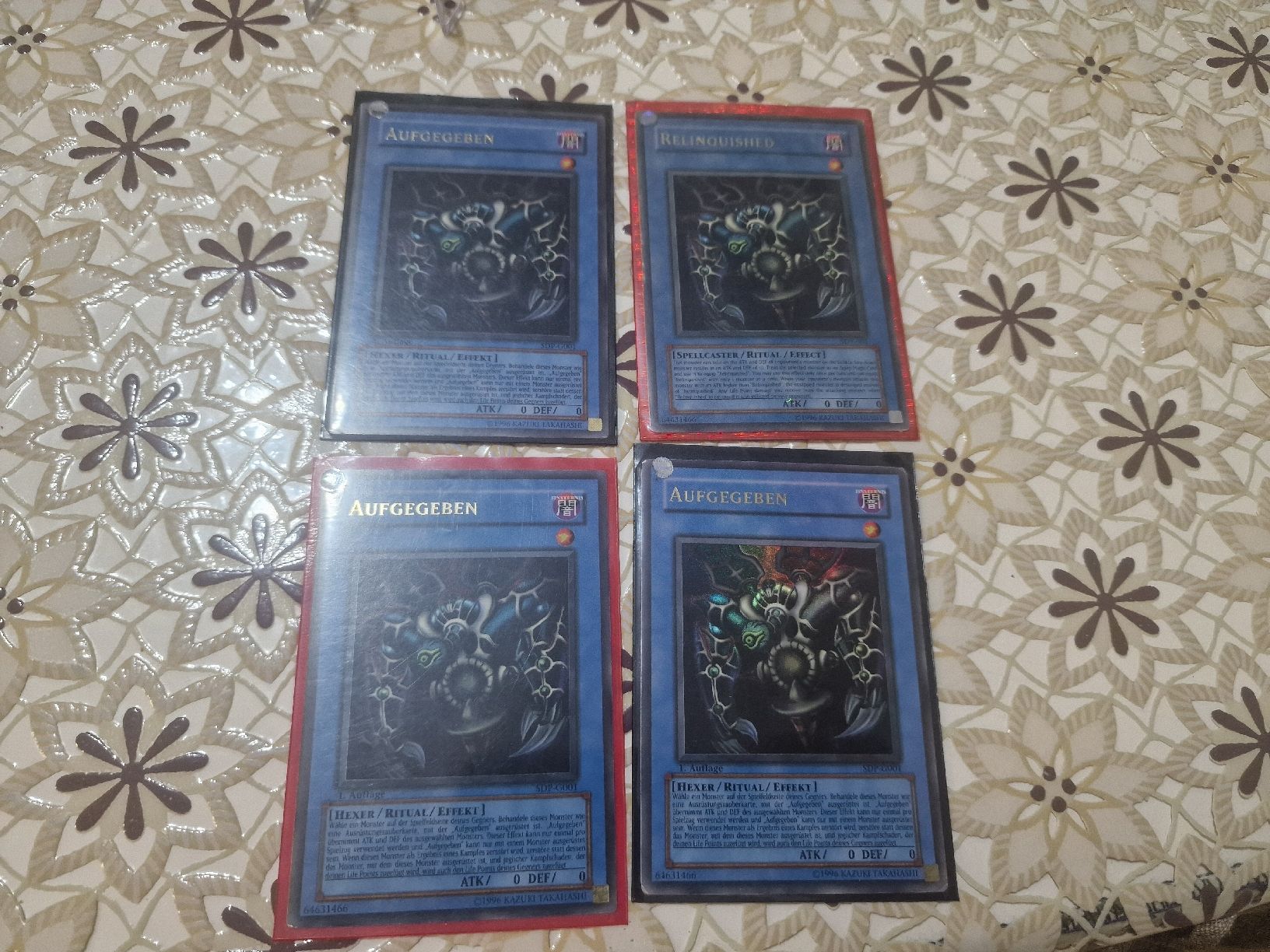 Yugioh Carte collezionabili: Yugioh 4 x Aufgegeben – Usato da Dietikon venduto da GC-Store