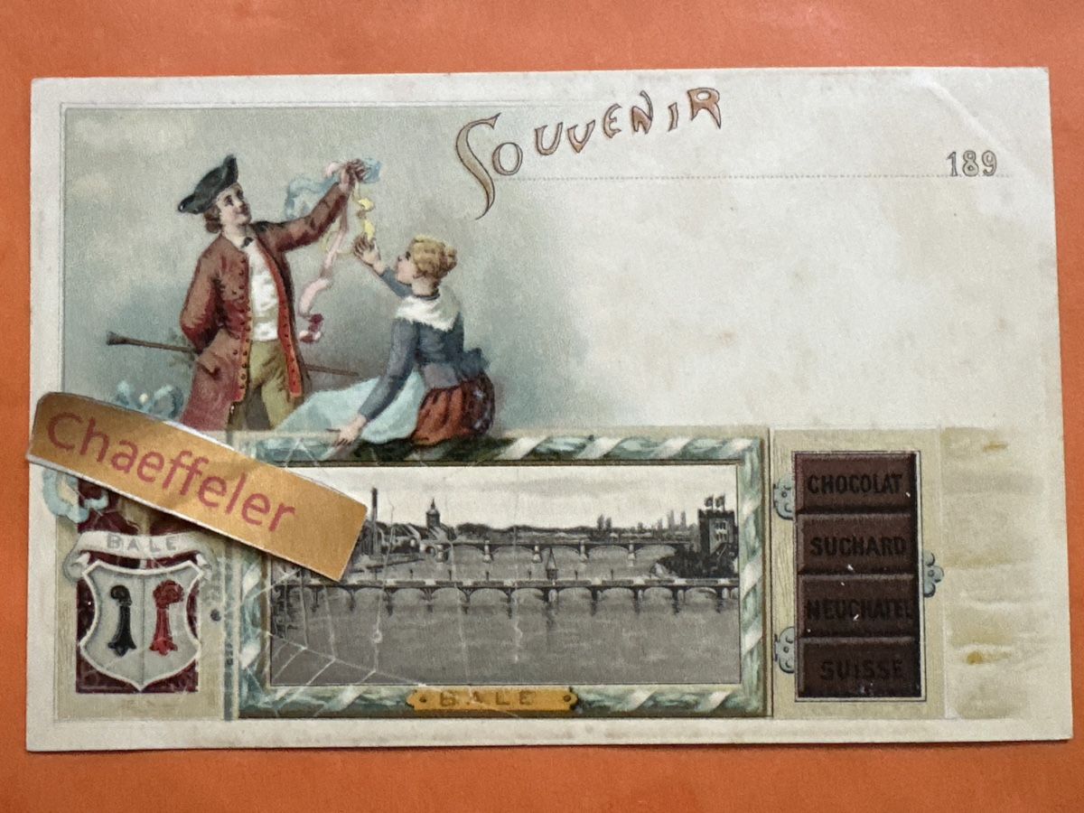 Cartes postales: Souvenir Basel.    189 – D'occasion à Zürich par Chaeffeler