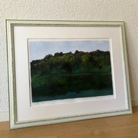 Wald Teich Moderne Kunst Acryl Impressionismus Natur Bammert