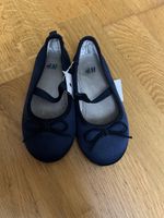 glänzende Ballerinas marine Gr. 24