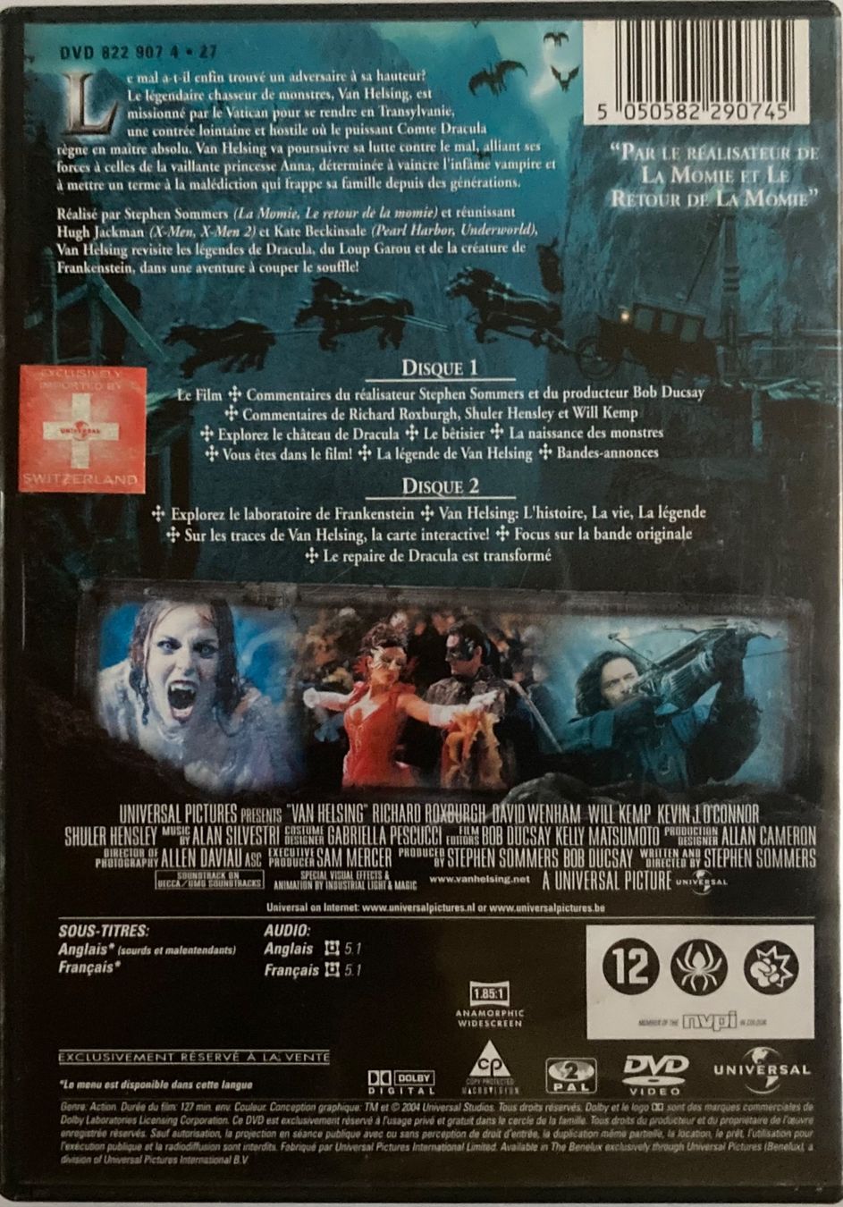 Tutti i DVDs: JACKMAN / BECKINSALE - VAN HELSING – Usato da Poliez-Pittet venduto da Newtown-Records 1