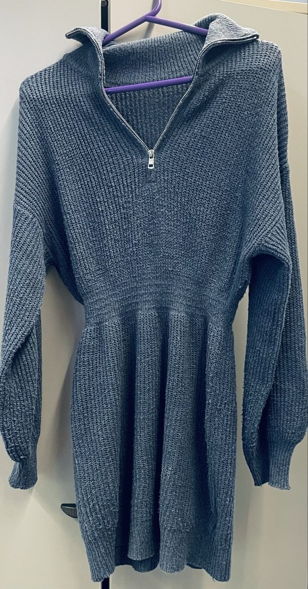 Maglioni & Felpe: Strick-Minikleid long Pullover mit Reissverschluss, Gr M – Usato da Au ZH venduto da Jaggy4 1