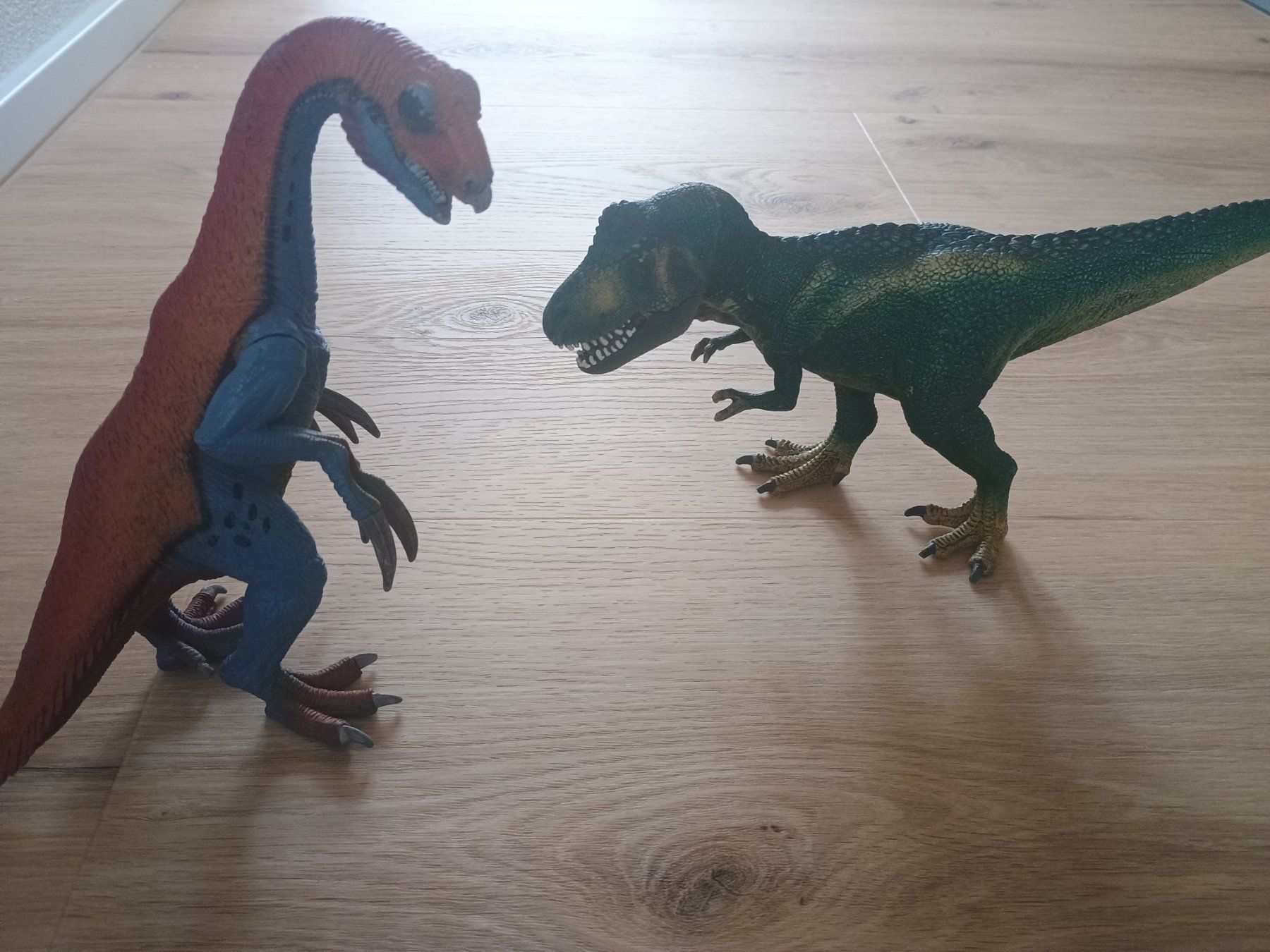 Schleich Giocattoli: Schleich Dinos - T-Rex & Therizinosaurus – Usato da St. Gallen venduto da StBe1985 3