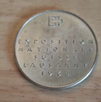 Gedenkmünze Expo 1964 Lausanne Silber 900 
