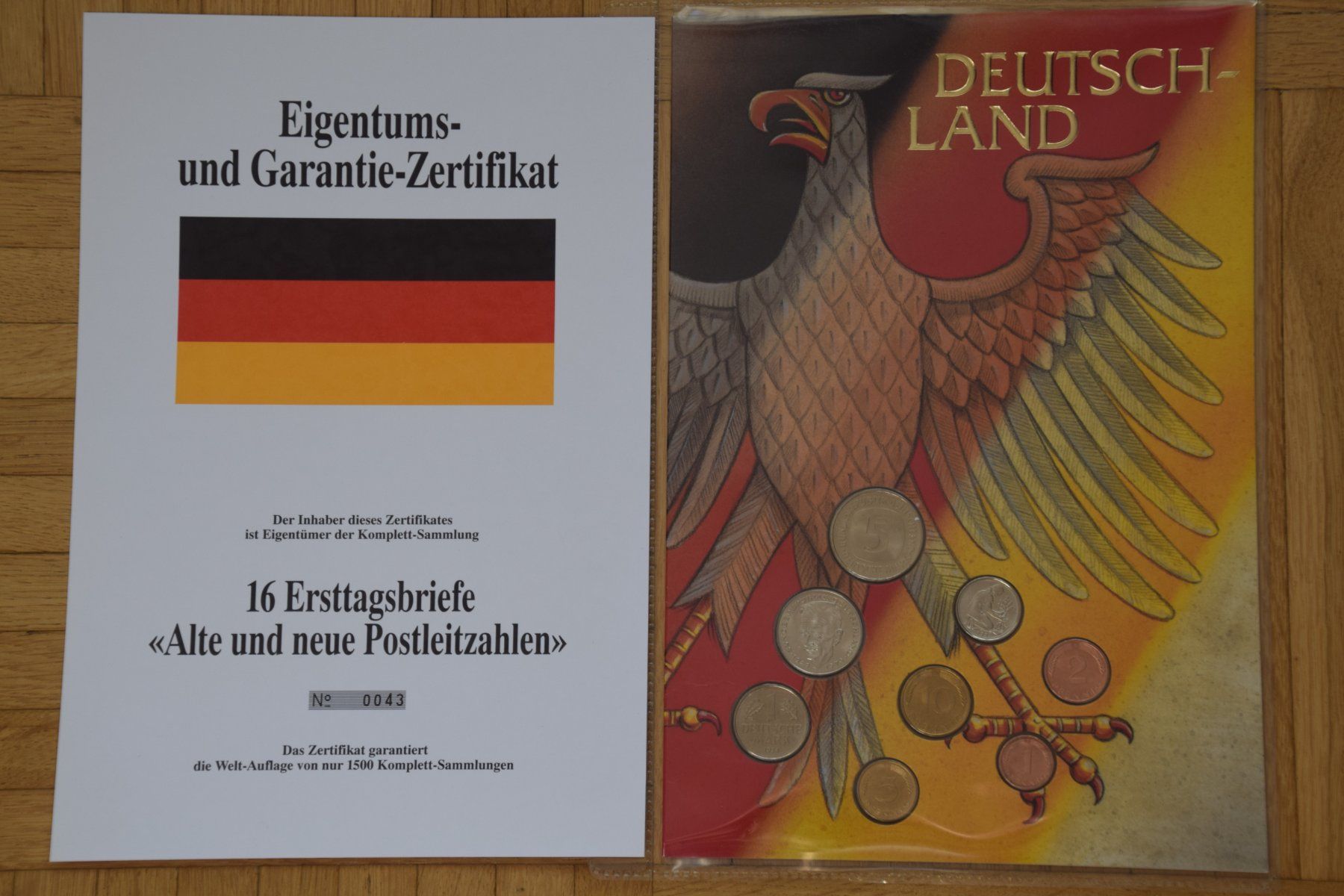 Documenti: 1 Münzsatz u. 34 Belege BRD – Usato da Luzern venduto da CH2018