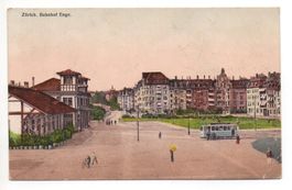 ZÜRICH Bahnhof Enge - Strassenbahn - Tram