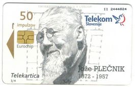 Telefonkarte Slowenien Joze Plecnik