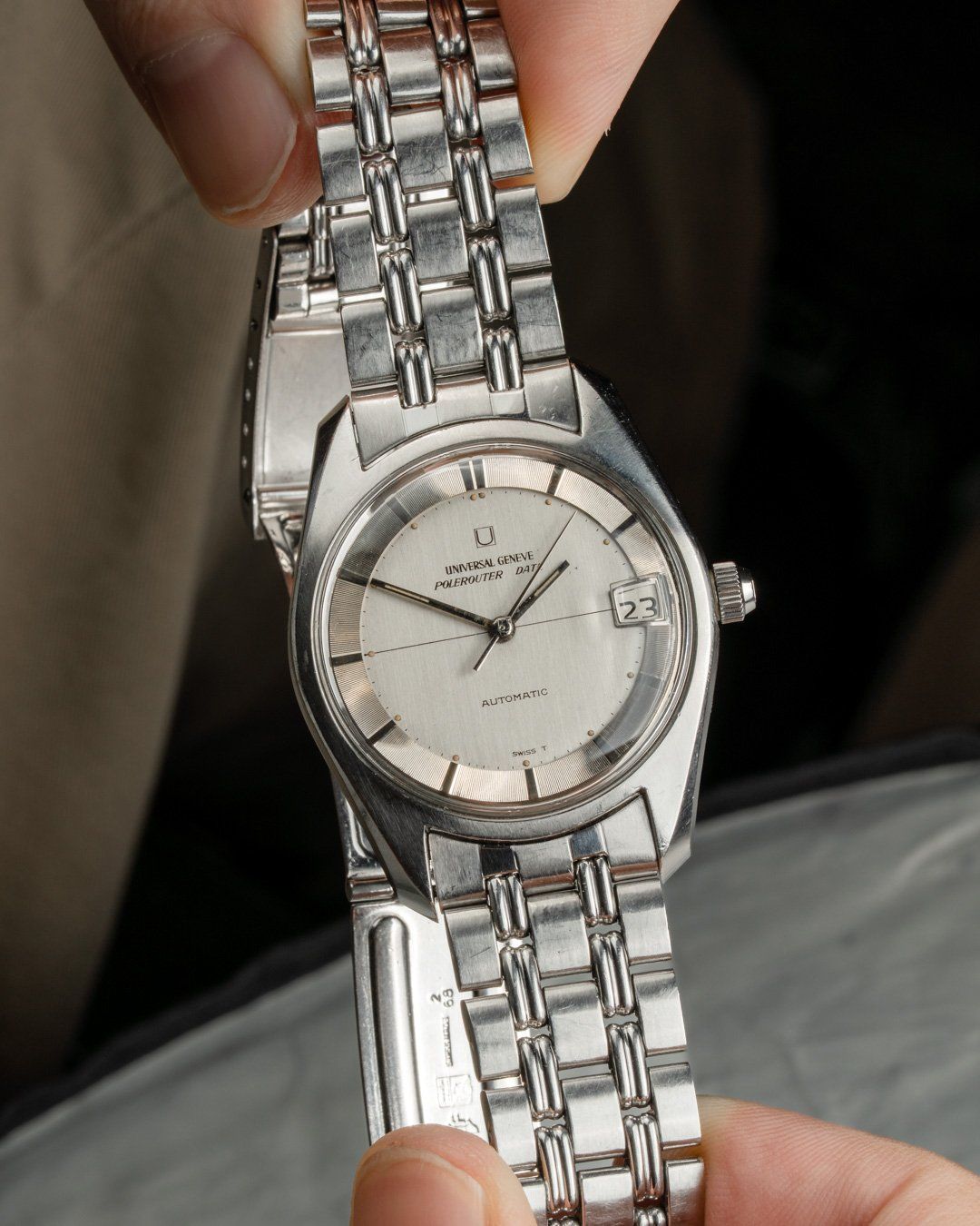 Universal Genève Uhren: Universal Genève Polerouter Date ref. 869115/02. – Gebraucht aus Genève von Prometheus_Watches 6