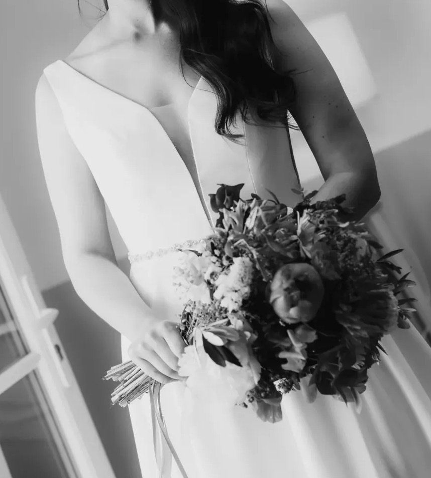 Vestiti: Secondhand Brautkleid Bianco Evento "Gobi", Grösse 38 – Usato da Brunnen venduto da Herzig-Brautmode 4