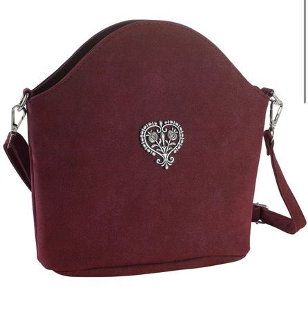 neue Dirndl Handtasche Blütenherz rot, Oktoberfest
