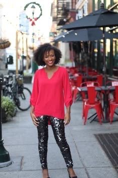 leggins noir perles sequins taille S  H&M pour femme