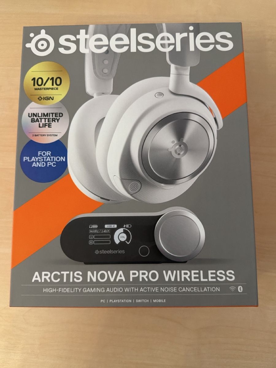 Steelseries Kopfhörer: Steelseries Arctis Nova Pro Wireless Kopfhörer weiss – Neu (gemäss Beschreibung) aus Hittnau von PeterS75
