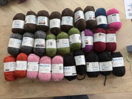 Restbestand 28 x Wash & Filz it Fine von Schachenmayr