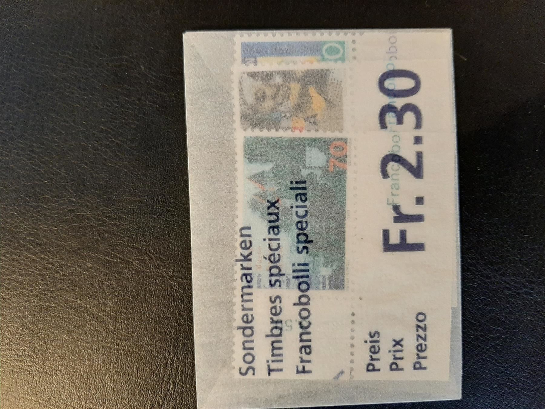 Tutti i francobolli: 1998 AHV Uni St.Gallen Prangi Postfrisch – Nuovo e nell'imballaggio originale da Affoltern am Albis venduto da Andrezc