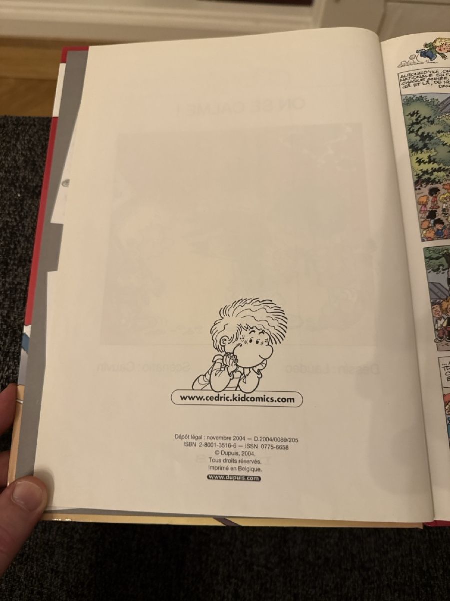 Fumetti: BD CÉDRIC - TOME 19 - ÉDITION ORIGINALE 2004 – Nuovo (secondo la descrizione) da Genève venduto da Emorejac 2